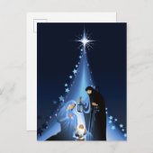 Krippe Ankündigungspostkarte (Vorne/Hinten)