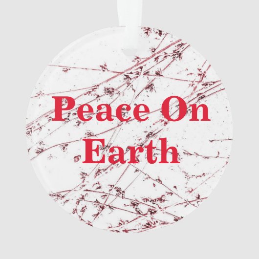 Krippe aus einer Kirche Ornament (Rückseite)