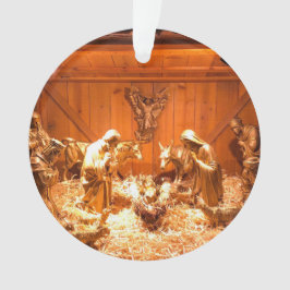 Krippe aus einer Kirche Ornament