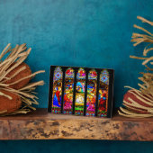 Krippe aus gefestigtem Glas Fotoplatte (Seite)