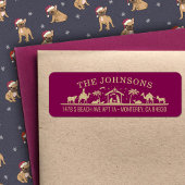 Krippe Baby Jesus Christus Rücksendeadresse