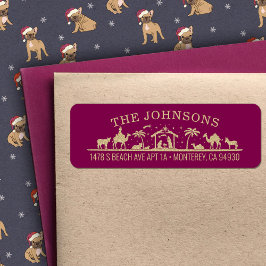 Krippe Baby Jesus Christus Rücksendeadresse