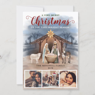 Krippe Baby Jesus Foto Frohe Weihnachten