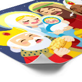Krippe Baby Jesus Geburt Poster (Ecke)