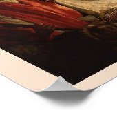 Krippe Baby Jesus & Mary Illuminierte Kunst Poster (Ecke)