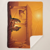 Krippe Baby Jesus Mary Joseph Weihnachten Sherpadecke (Vorderseite)
