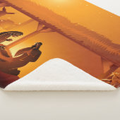 Krippe Baby Jesus Mary Joseph Weihnachten Sherpadecke (3/4)