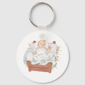 Krippe-Baby-Schlüsselanhänger Schlüsselanhänger (Vorderseite)