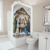 Krippe, baumweise Männer Bethlem Duschvorhang (Beispiel)