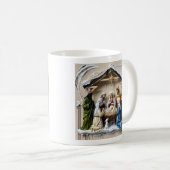 Krippe, baumweise Männer Bethlem Kaffeetasse (VorderseiteRechts)