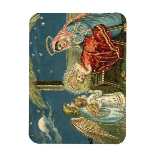 Krippe Bethlehem Magnet (Vertikal)