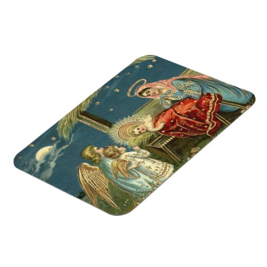 Krippe Bethlehem Magnet (Linke Seite)