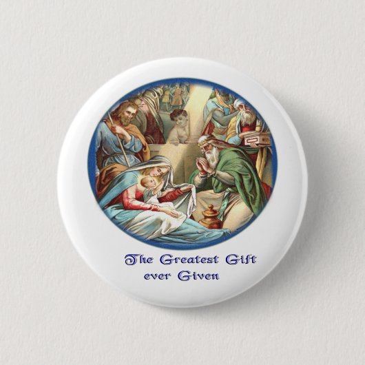 Krippe Button (Vorderseite)