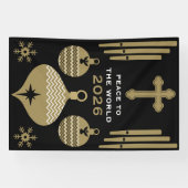 Krippe Christlich Weihnachtsgeschmack. Banner (Horizontal)