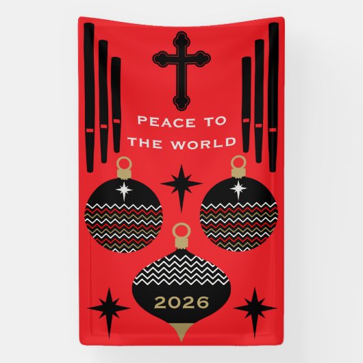 Krippe Christlich Weihnachtsgeschmack. Banner (Vertikal)