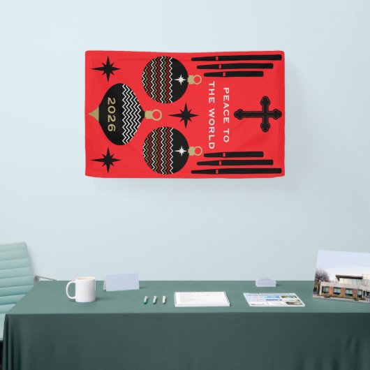 Krippe Christlich Weihnachtsgeschmack. Banner (Messe)