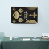 Krippe Christlich Weihnachtsgeschmack. Banner (Messe)