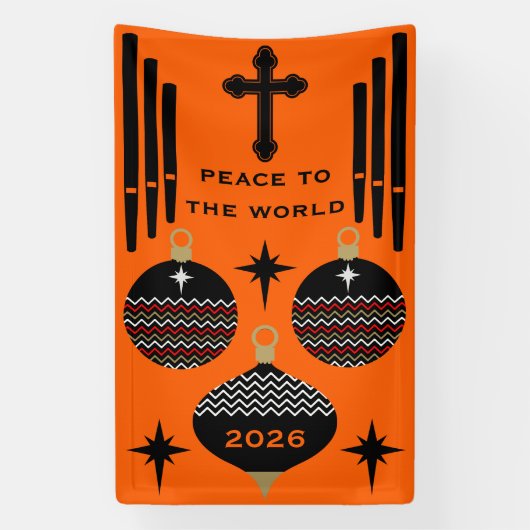 Krippe Christlich Weihnachtsgeschmack. Banner (Vertikal)