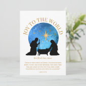 Krippe Christliche Schrift Weihnachten (Stehend Vorderseite)