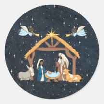 Krippe Dunkle Haut Tone Weihnachten