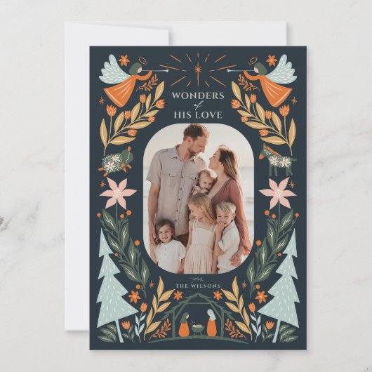 Krippe Engel 2 Foto Weihnachten der Marine (Vorderseite)