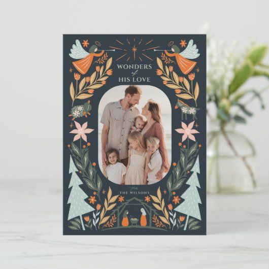 Krippe Engel 2 Foto Weihnachten der Marine (Stehend Vorderseite)