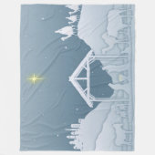 Krippe Fleecedecke (Vorderseite)