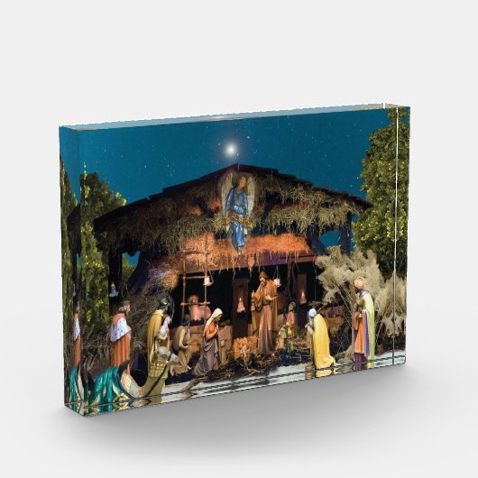 Krippe-Foto Fotoblock (Links)