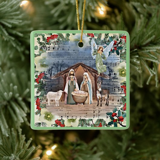 Krippe, Freude an der Welt, Keramikornament (Baum)