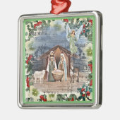 Krippe, Freude an der Welt, Ornament Aus Metall (Links)