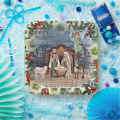 Krippe, Freude an der Welt, Pappteller (Party)