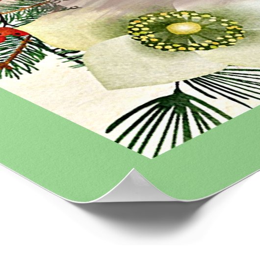 Krippe, Freude an der Welt, Poster (Ecke)