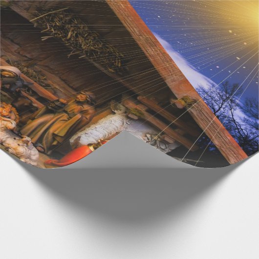 Krippe Geschenkpapier (Ecke)