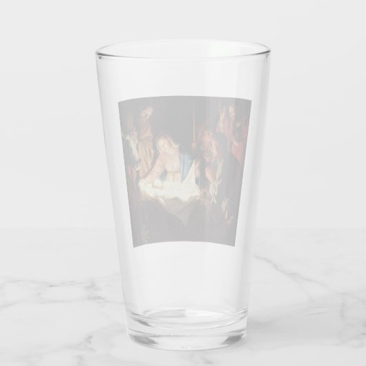 Krippe Glas (Rückseite)