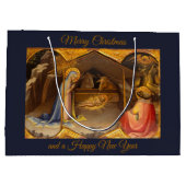 Krippe Große Geschenktüte (Rückseite)