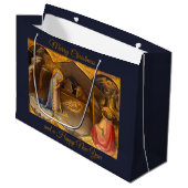 Krippe Große Geschenktüte (Vorderseite Schrägansicht)
