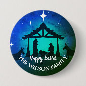 Krippe - Happy Oaster | Button (Vorderseite)