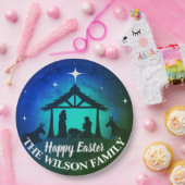 Krippe - Happy Oaster | Pappteller (Party)