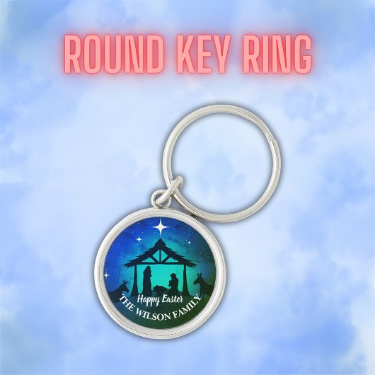 Krippe - Happy Oaster | Schlüsselanhänger