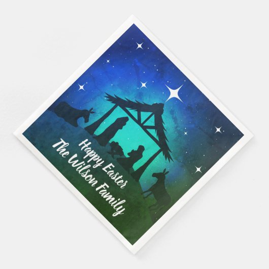 Krippe - Happy Oaster | Serviette (Ecke)