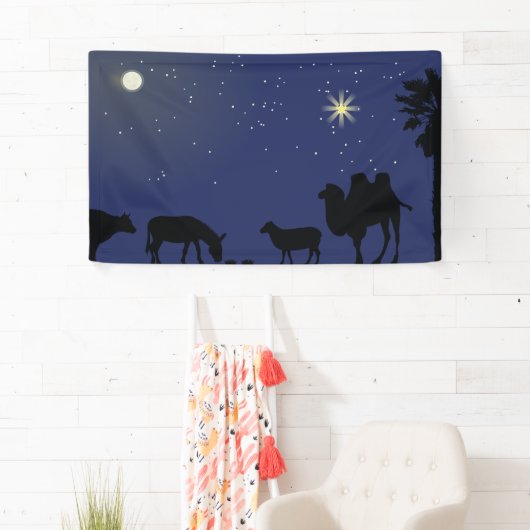 Krippe Hintergrund für Weihnachten Banner (Insitu)