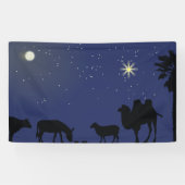 Krippe Hintergrund für Weihnachten Banner (Horizontal)