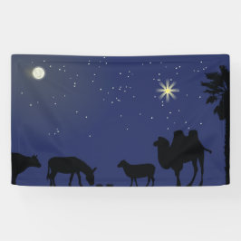Krippe Hintergrund für Weihnachten Banner