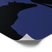 Krippe Hintergrund Weihnachten Poster (Ecke)