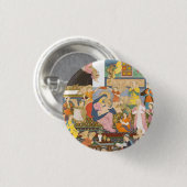 Krippe im indischen Stil Button (Vorne & Hinten)