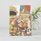 Krippe im indischen Stil Einladung (Stehend Vorderseite)