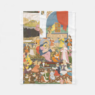 Krippe im indischen Stil Fleecedecke