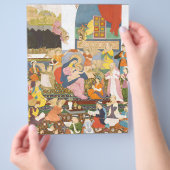 Krippe im indischen Stil Flyer (Hand)