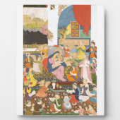 Krippe im indischen Stil Fotoplatte (Vorderseite)