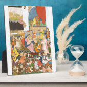 Krippe im indischen Stil Fotoplatte (Seite)